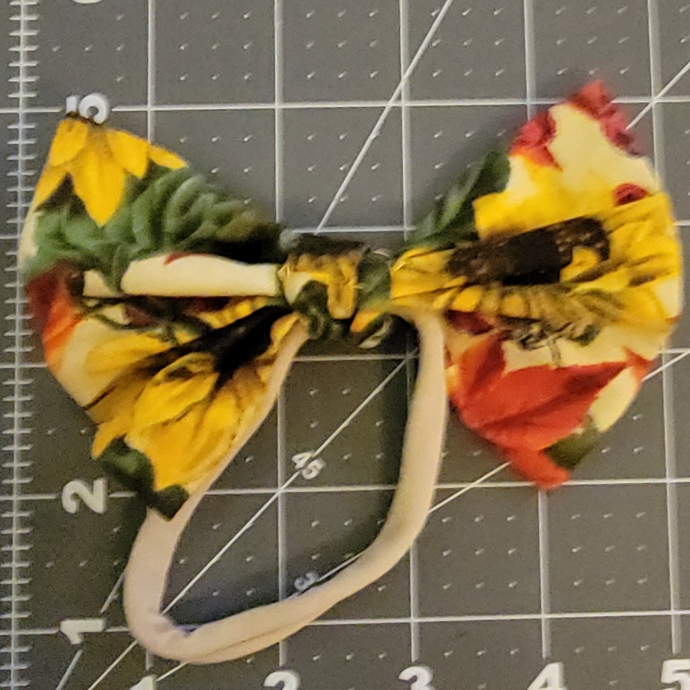 Fall Colors Handmade Nylon Hairbow